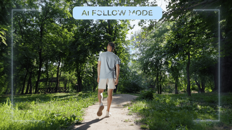 One-Button Follow – No App, No Internet